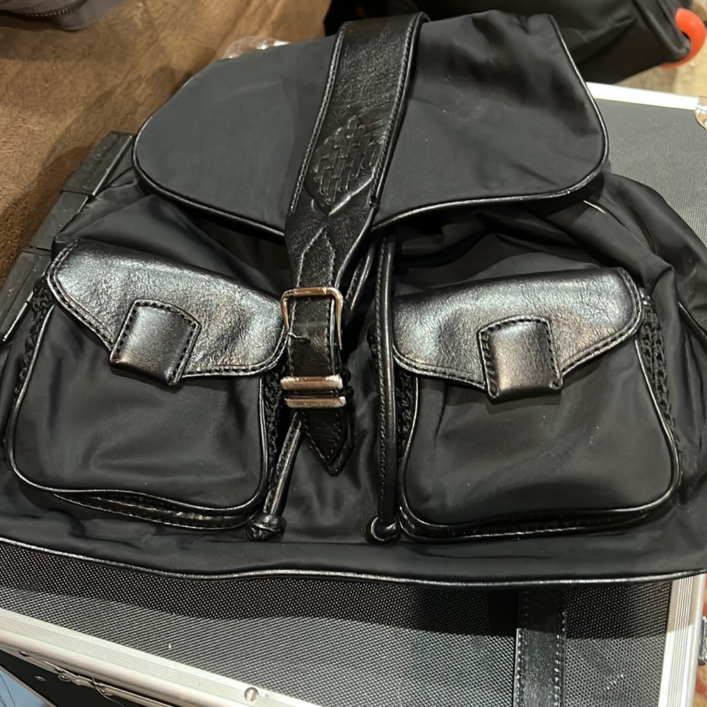 Immaculate Cole Haan black backpack